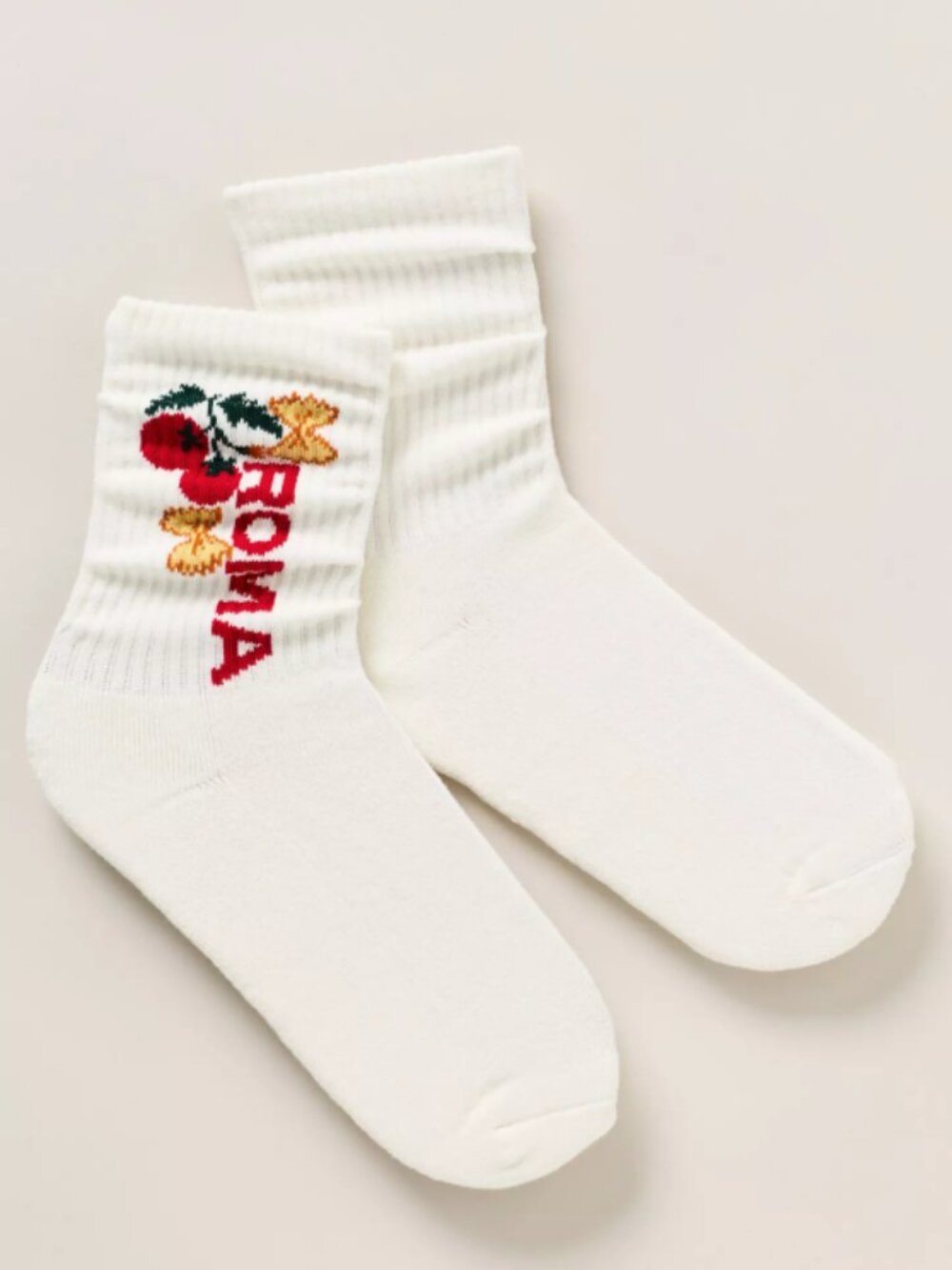 Anthropologie "Roma" Calcetines City Icon Crew Socks - NWT
